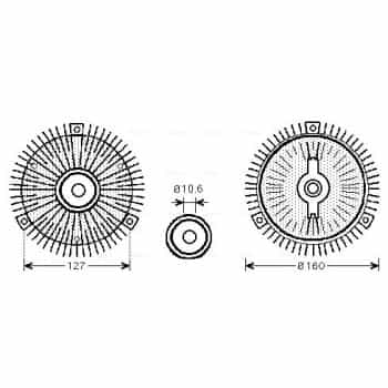 Embrayage, ventilateur de radiateur
