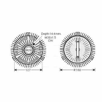 Embrayage, ventilateur de radiateur