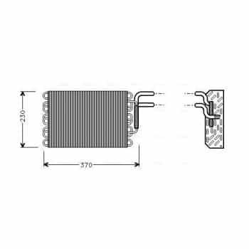 Evaporateur climatisation