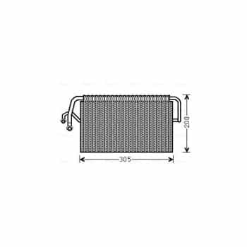 Evaporateur climatisation