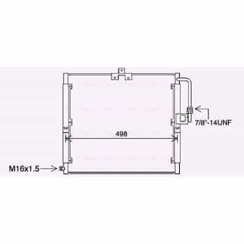 Condenseur, climatisation MS5709 Ava Quality Cooling