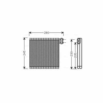 Evaporateur climatisation