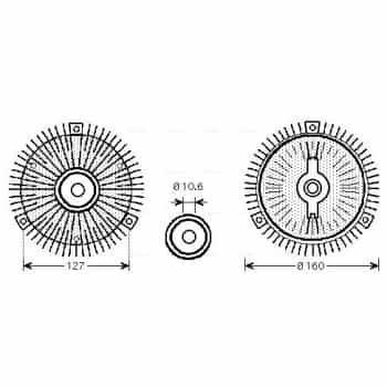 Embrayage, ventilateur de radiateur