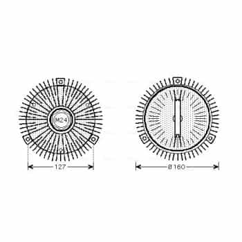 Embrayage, ventilateur de radiateur