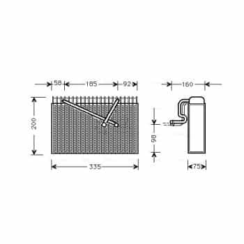 Evaporateur climatisation