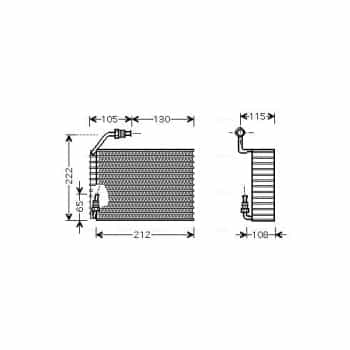 Evaporateur climatisation