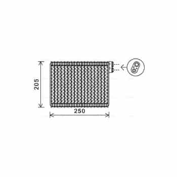 Evaporateur climatisation