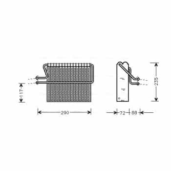 Evaporateur climatisation
