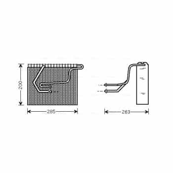 Evaporateur climatisation