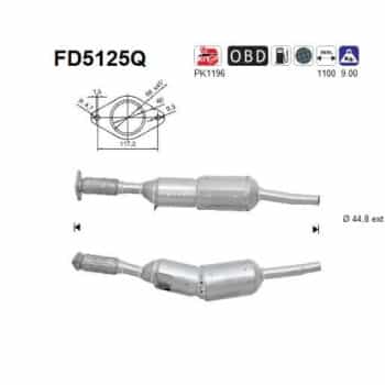 Filtre à particules FD5125Q AS