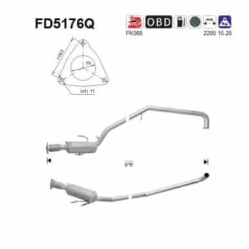 Filtre à particules FD5176Q AS