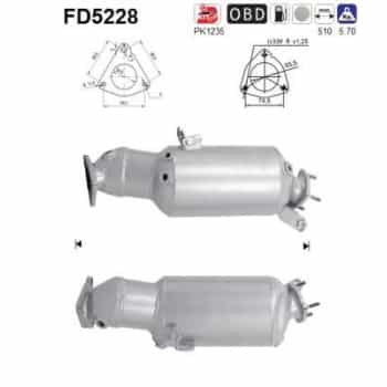 Filtre à particules FD5228 AS