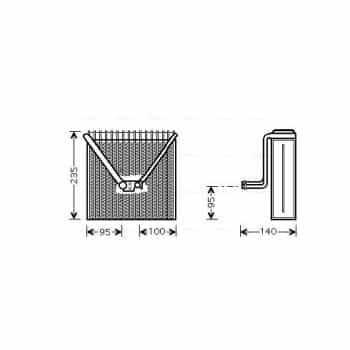 Evaporateur climatisation