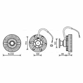 Embrayage, ventilateur de radiateur