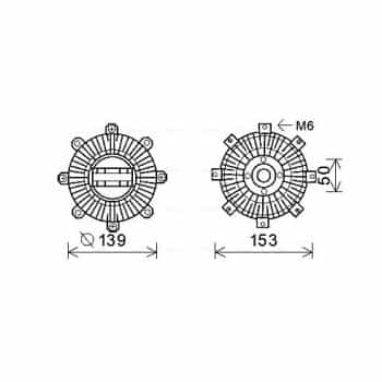 Embrayage, ventilateur de radiateur