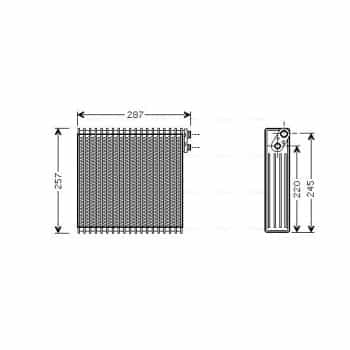 Evaporateur climatisation