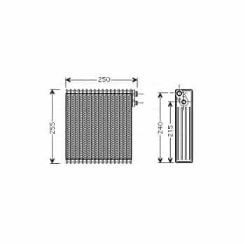 Evaporateur climatisation
