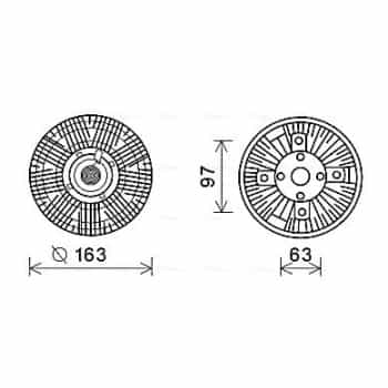 Embrayage, ventilateur de radiateur