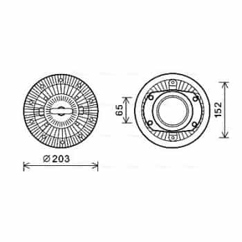 Embrayage, ventilateur de radiateur