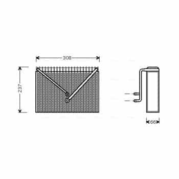 Evaporateur climatisation