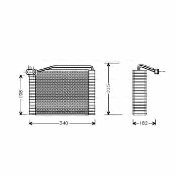 Evaporateur climatisation