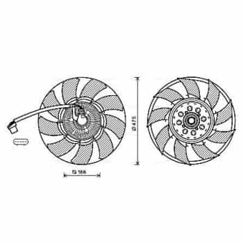 Embrayage, ventilateur de radiateur