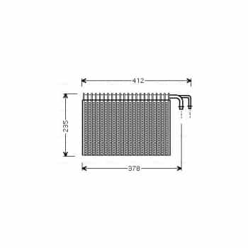 Evaporateur climatisation
