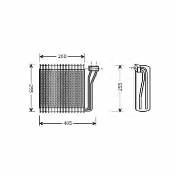 Evaporateur climatisation