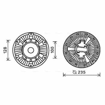 Embrayage, ventilateur de radiateur