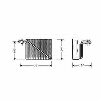 Evaporateur climatisation