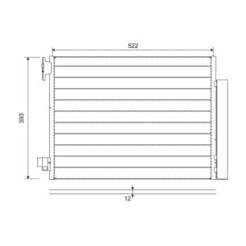 Condenseur, climatisation 822636 Valeo