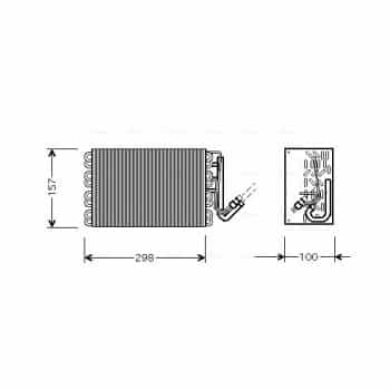 Evaporateur climatisation