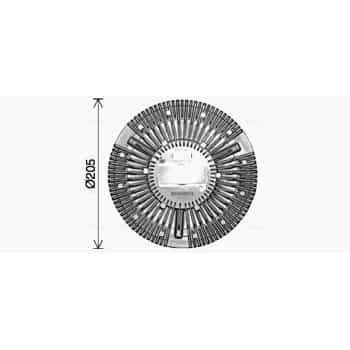 Embrayage, ventilateur de radiateur