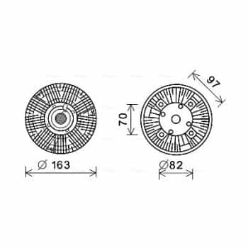 Embrayage, ventilateur de radiateur
