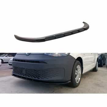 Spoiler avant sur mesure pour Volkswagen Caddy V Box/MPV 2021 - (ABS noir brillant)