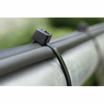 HellermannTyton Attache-câble 390x4,6mm UV noir (100 pièces)