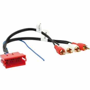 Adaptateur système actif Mini ISO > Cinch Audi A3/ A4/ A6/ A8/ TT