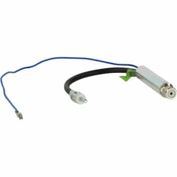 Adaptateur d'antenne avec alimentation fantôme ISO (f) -> DIN (m)