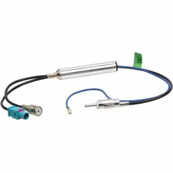 Adaptateur d'antenne FAKRA (m)/ ISO (f) > DIN/ Alimentation fantôme