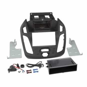 Panneau 2-DIN Inbay® Ford Transit Connect / Tourneo Connect 2013-2019 Couleur: Noir