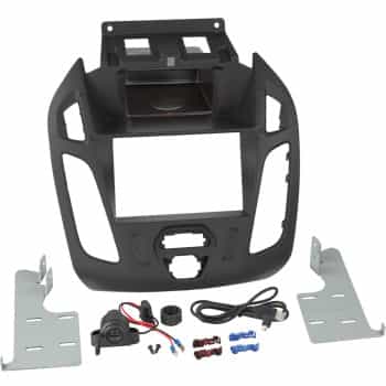 Panneau radio 2-DIN INBAY®Ford Transit Connect (PJ12) / Tourneo Connect (PJ12) 2013-2018 noir