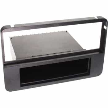 Panneau 1-DIN avec plateau de rangement. Alfa Romeo 159 / Brera / Spider Couleur: Noir
