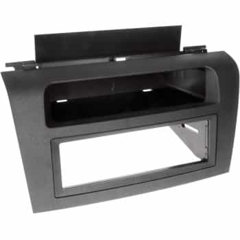 Panneau 1-DIN avec plateau de rangement. Mazda 3 2003-2009 Couleur: Noir