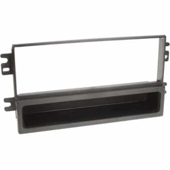 Panneau 1-DIN avec plateau de rangement. Kia carnaval/Rio/Sorento/Spectra/Shuma Couleur: noir