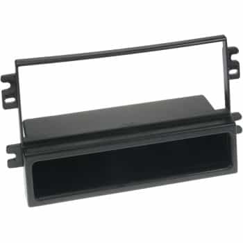 Panneau 1-DIN avec plateau de rangement. Kia Carens II 2002-2006 Couleur: Noir