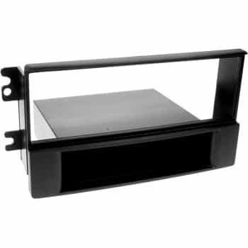 Panneau 1-DIN avec plateau de rangement. Kia Sportage II 2005-2008 Couleur: Noir