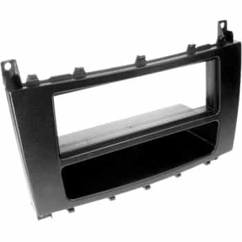 Panneau 1-DIN avec plateau de rangement. Mercedes Benz Classe C/Classe CLC Couleur : Noir