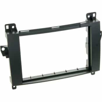 Panneau 2-DIN Mercedes Benz Classe A/Classe B/ Viano/ Vito - Couleur : Noir