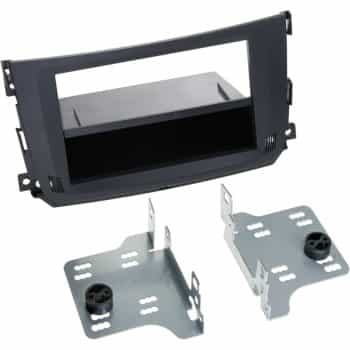 Panneau 2-DIN Smart ForTwo City-Coupé BR451 Facelift, Cabrio A451 Facelift | 2010-2015 | Couleur noir