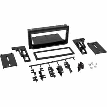 Panneau 1-DIN avec plateau de rangement.Chevrolet - Pontiac Couleur: Noir